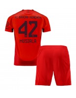 Bayern Munich Jamal Musiala #42 Domácí dres pro děti 2024-25 Krátký Rukáv (+ trenýrky)